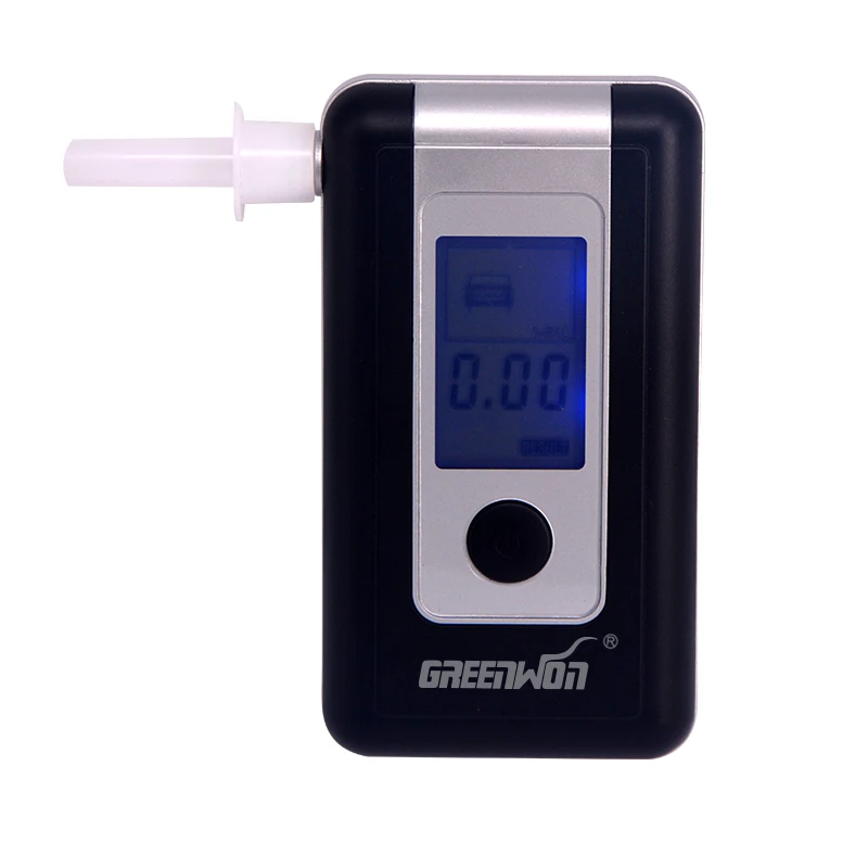 GREENWON HUALIXIN الكحول اختبار التنفس الرقمية فاحص نسبة الكحول في النفس ل اكسسوارات السيارات