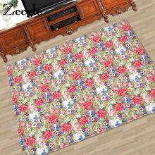 Zeegle Цветочные ковры для гостиной, домашний декор, ковер, Противоскользящий коврик для кухни, детские коврики, детская спальня, ковры, прикроватные коврики