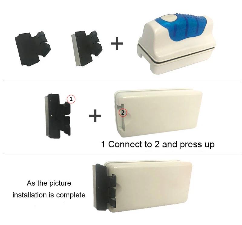 Новинка, магнитный скребок для аквариума, стеклянный скребок для водорослей, Магнитная щетка для очистки аквариума, инструменты для аквариума, плавающая щетка