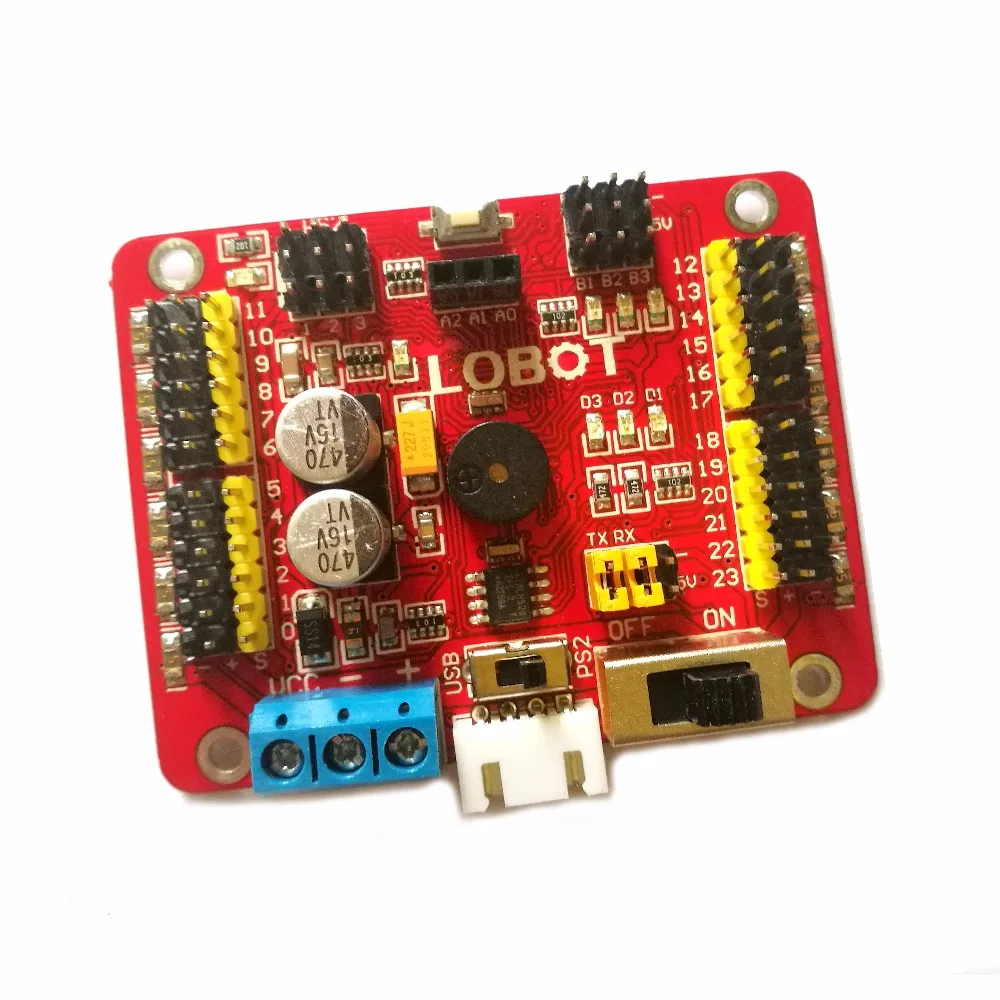 24道路ロボットサーボ制御ボード/コントローラ/リモート制御スイッチと/メインボードservo controller boardservo