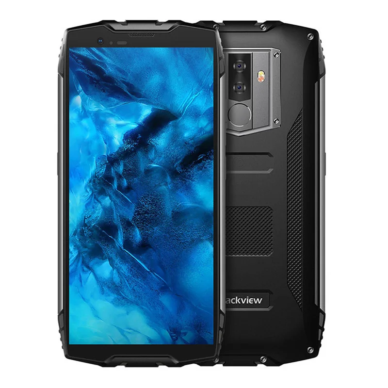 Смартфон Blackview BV6800 Pro IP68 IP69K Face ID 5," FHD 4 Гб+ 64 Гб 16,0 Мп мобильный телефон Восьмиядерный Android 8,0 NFC 4G мобильный телефон - Цвет: Черный