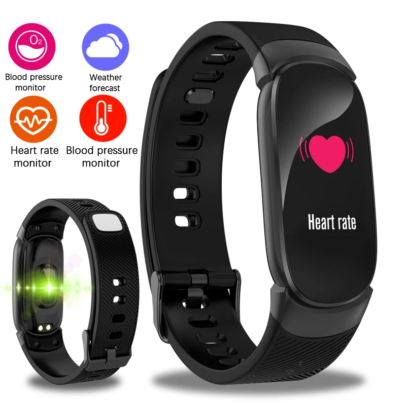 

2018New BANGWEI Smart Sport Watch Women IP67 Waterproof Watch Heart Rate Sleep Monitor Information Call Reminder smartwatch+Box