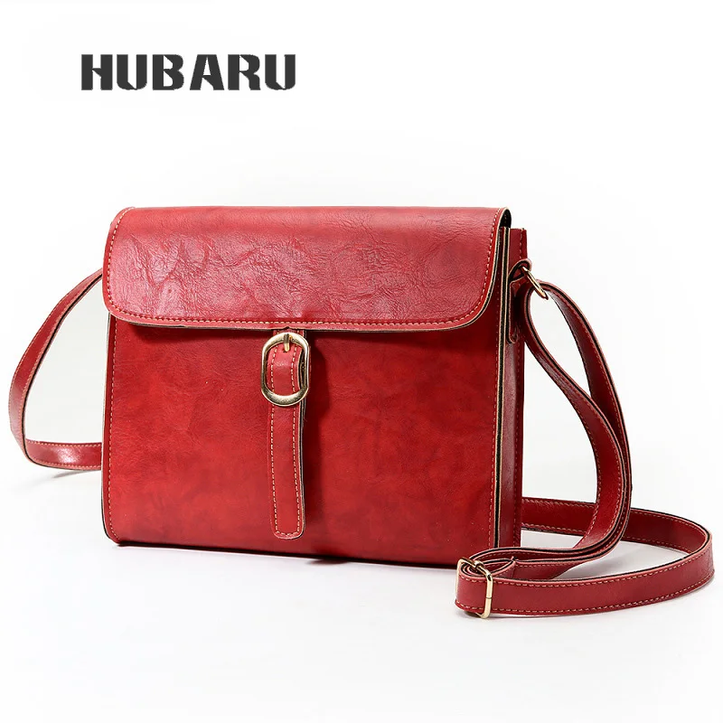 

HUBARU 2019 Women Bag Leather Handbags Hard PU stitch Messenger Bags Dazzle Texture Cross Body Bag with Shining Metal Hasp