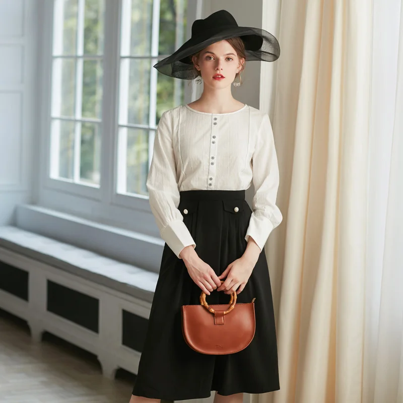 Damas Falda 8359 Cintura Nuevo Mujeres Vintage Faldas Estilo Alta Forro Con Red rose Otoño Negro Rojo 2018 Larga Negro wPvqfngfZ