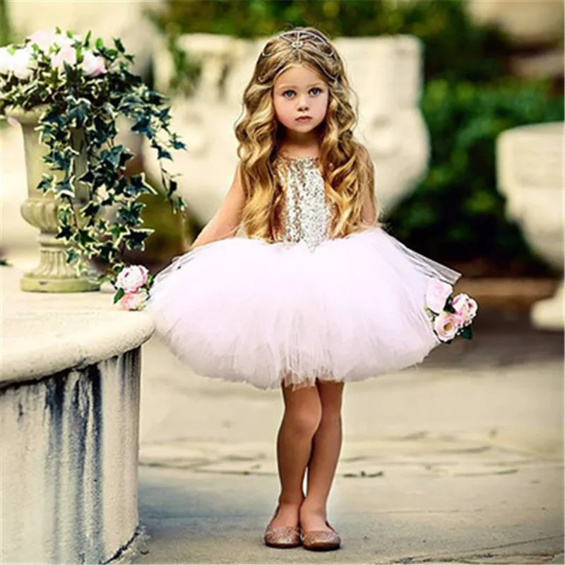 Платье принцессы с блестками для девочек; вечерние бальные платья с открытой спиной и фатиновой юбкой; платье-пачка для девочек; детская одежда; платья; Vestidos