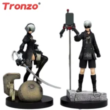 Tronzo Action Figrue 15 см Nier Automata фигурка ПВХ 9S 2B фигурка игрушки Йорга № 2 Тип B Коллекционная модель подарок для мальчика