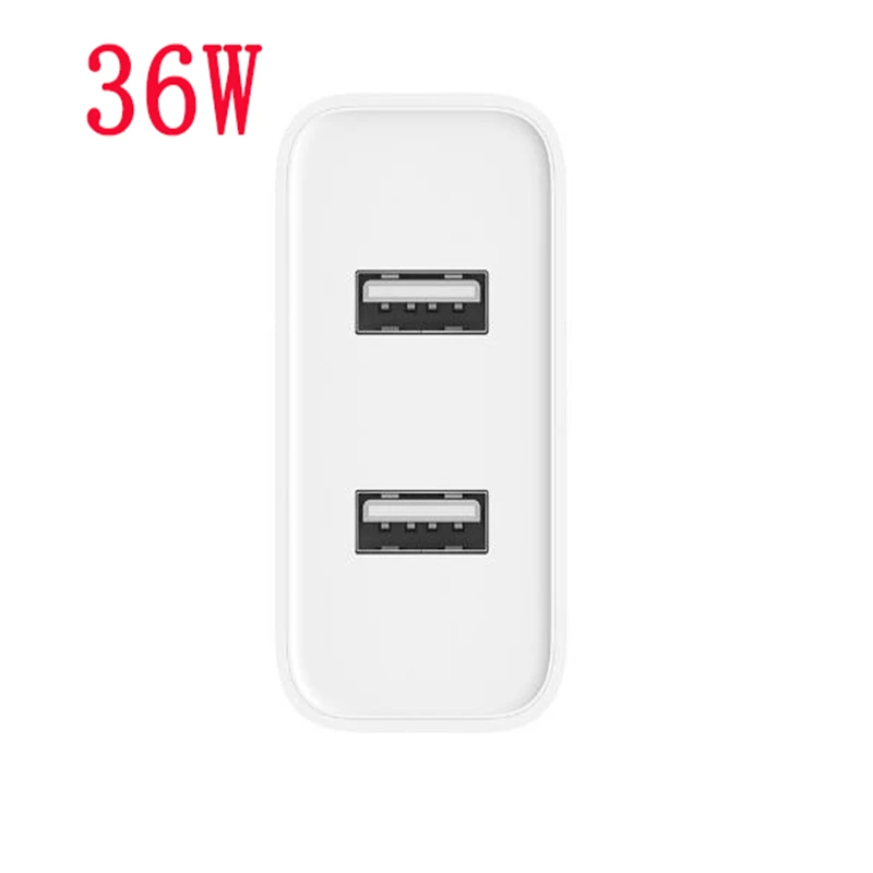 Xiaomi 18W 36W Dual USB QC3.0 5V 3 0 зарядное устройство (макс.) MI Qualcomm быстрое настенное для