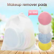 Tampons de coton biologique réutilisables en bambou, nouveau, en vogue, démaquillant, lavable, en microfibre, outils de beauté, 2019