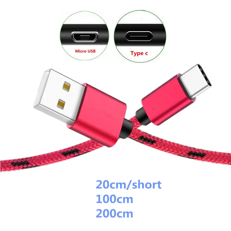 

Micro USB Charger Cable for Samsung Galaxy A3 A5 A7 J3 J5 J7 J1 2016 2017 Type C Wire for S9 S8 Plus S6 S7 Edge Grand Prime p