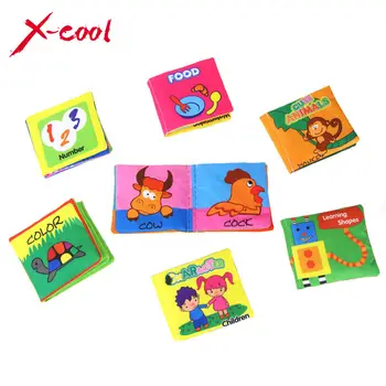XC1355 Baby's First Book cloth baby book Mini Learning mat  Early Learning Educatinoal Toys for kids Free shipping
