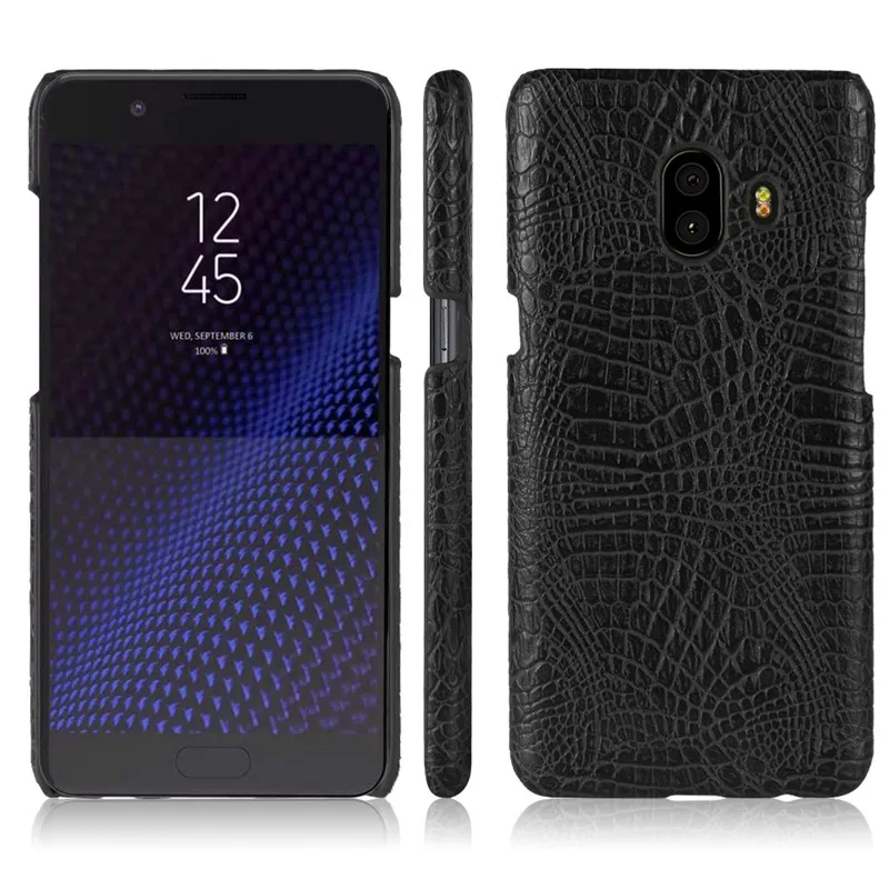 

For Samsung C 10 C10 6.0" Crocodile Pattern Hard PC+PU Leather Surface Back Cover Hard Phone Case for Samsung Galaxy C10 C9150