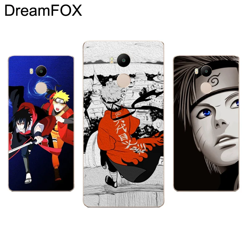 

DREAMFOX M267 Naruto Anime Soft TPU Silicone Case Cover For Xiaomi Redmi Note 3 4 4X 5 5A 6 7 Pro Global