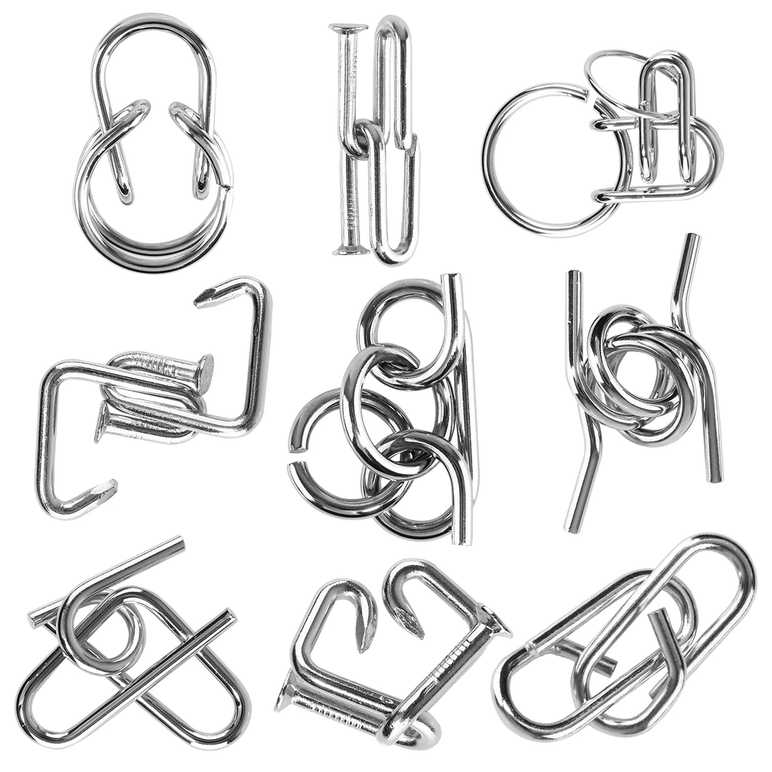 Головоломки из проволоки схемы