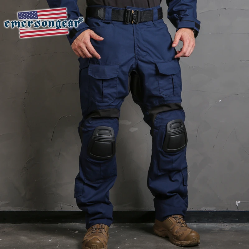 Emersongear emerson azul etiqueta g3 camo calças