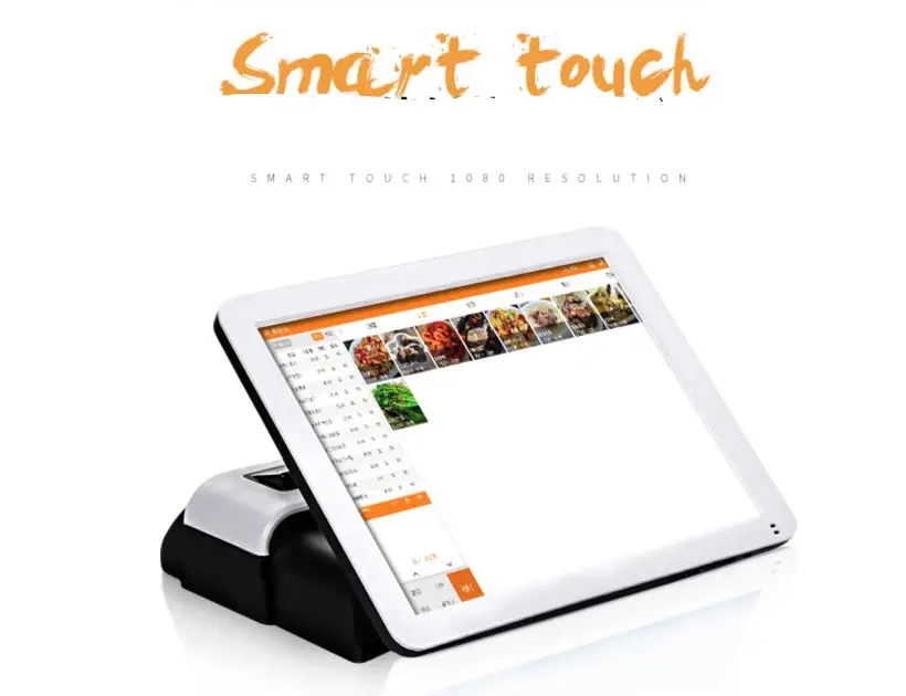 

15 inch dual screen pos all in one with msr vice display dual