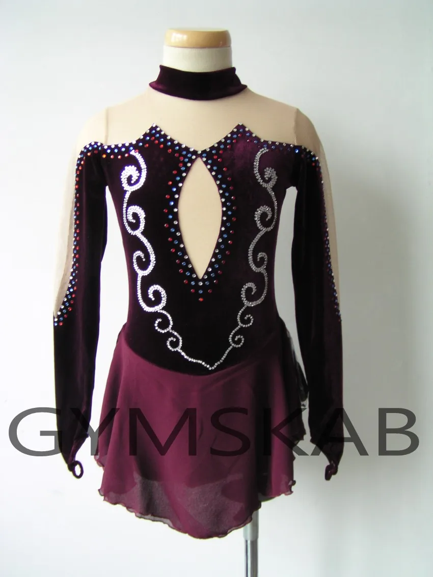 2018 Figure Skating Dress Women's Girl's Customized Ice