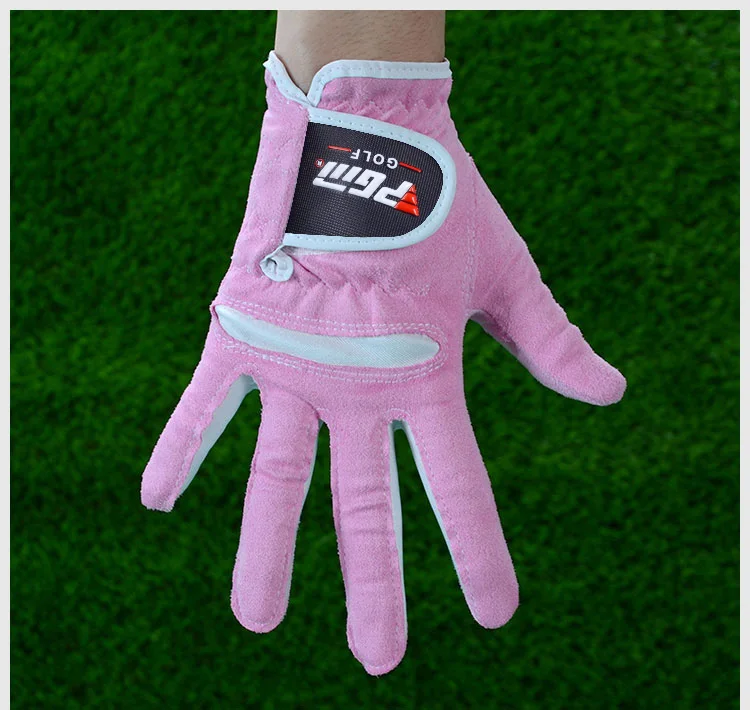 Высокое качество PGM бренд спорт на открытом воздухе поло супер волокна перчатки для гольфа из ткани женские перчатки эластичные дышащие женские перчатки 3 цвета