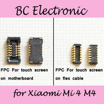 Дигитайзер для сенсорного экрана FPC коннектор Xiaomi Mi 4 M4 Mi4 на материнской плате/на