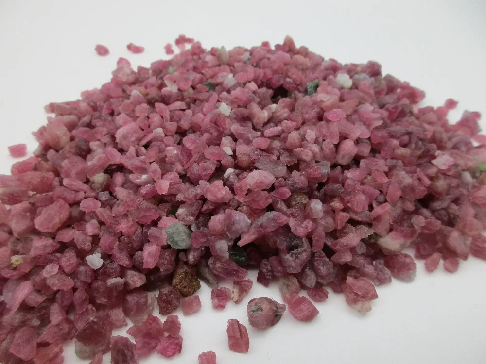 

50g Natural Rubellite Quartz Red Tourmaline Crystal Reiki Specimen Stones Minerals Home Desk Aquarium Decor Vessel Fillers