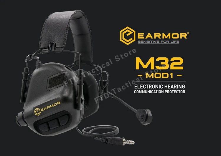 OPSMEN Earmor Airsoftsports тактические M32 наушники военная авиация связь наушники для стрельбы страйкбола