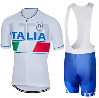 

New 2018 ITALY Pro Cycling Set MTB Bicycle Wear Maillot Ropa Ciclismo 3 Colors Bike Uniform Cycling Jersey Set Cycling Clothing