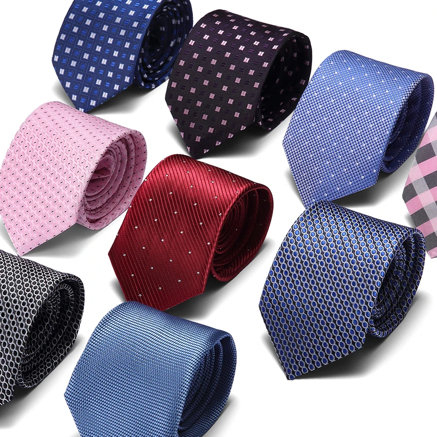 

Fashion Skinny Neck Ties for Men Casual Suits Tie Gravatas Blue Mens Neckties For Business Wedding 7cm Width Slim Men Ties