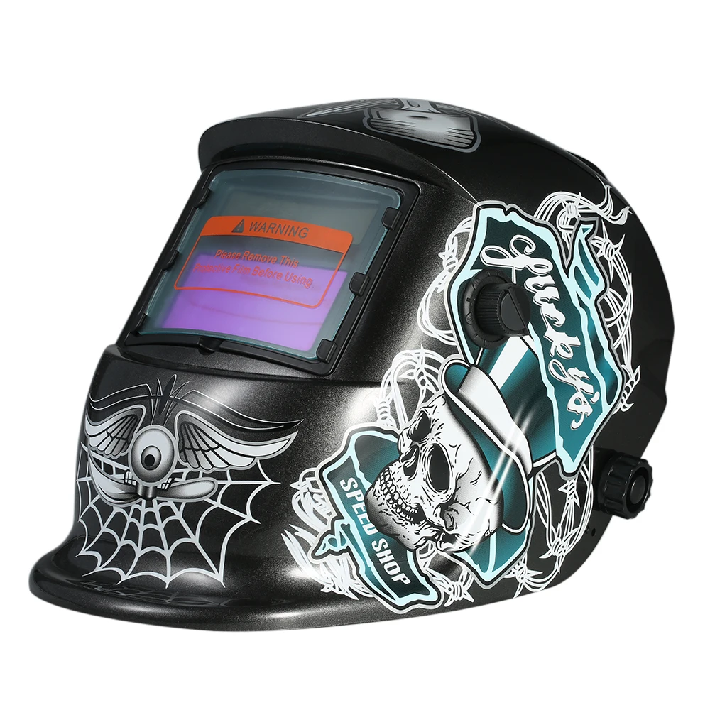 

Auto Darkening Welding Helmet Solar Power Welding mask TIG MIG soldering welder Mask Skull Grinding Hat welding equipment