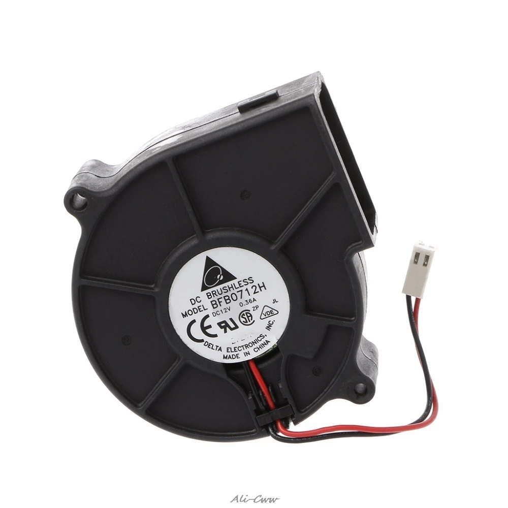 Для Delta BFB0712H 7530 DC 12V 0.36A Вентилятор проектора центробежный охлаждающий вентилятор