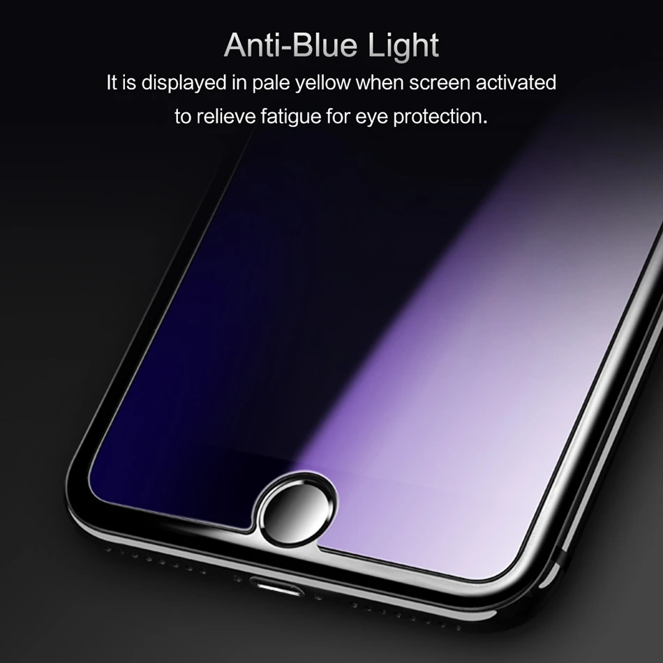 Защитное стекло ROCK для iPhone 6, 6s, 7, 8 plus, Синяя Прозрачная защитная пленка для экрана, 3 шт., 2 шт. для iPhone 8, 7, 6, 6s Plus, закаленное стекло
