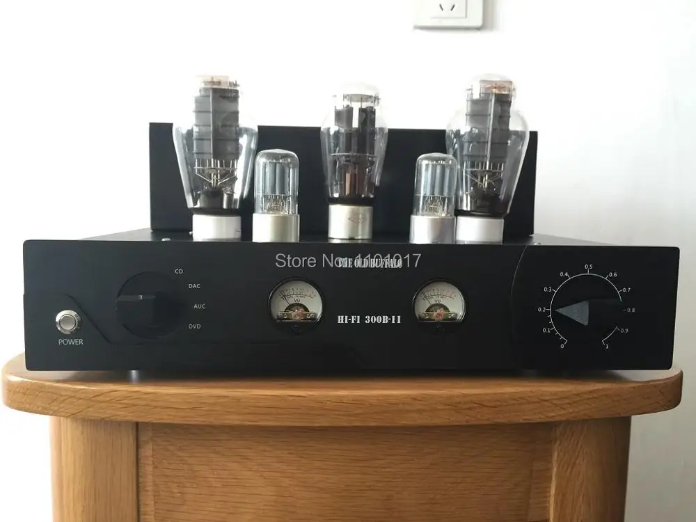 OldBuffalo 300B signal ended tube amplifier HIFI EXQUIS Black Aluminum