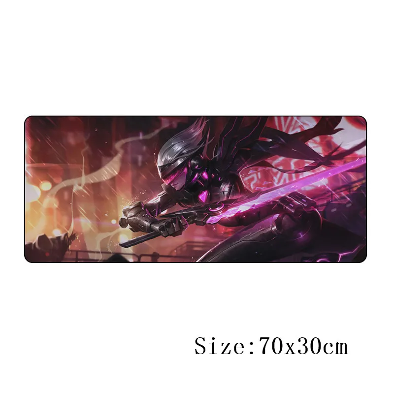 700*300 коврик для мыши большие игровые коврики для проекта League of legends zed yasuo yi ashe Lucian для League of legend горячая распродажа - Цвет: Цвет: желтый