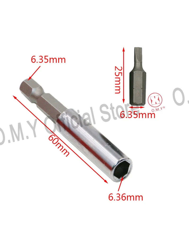 OMY 33 шт. Электрический Набор бит с защитой от вскрытия Магнитная отвертка удлинитель держатель бит безопасность Torq Torx шестигранный ключ звезда три крыла