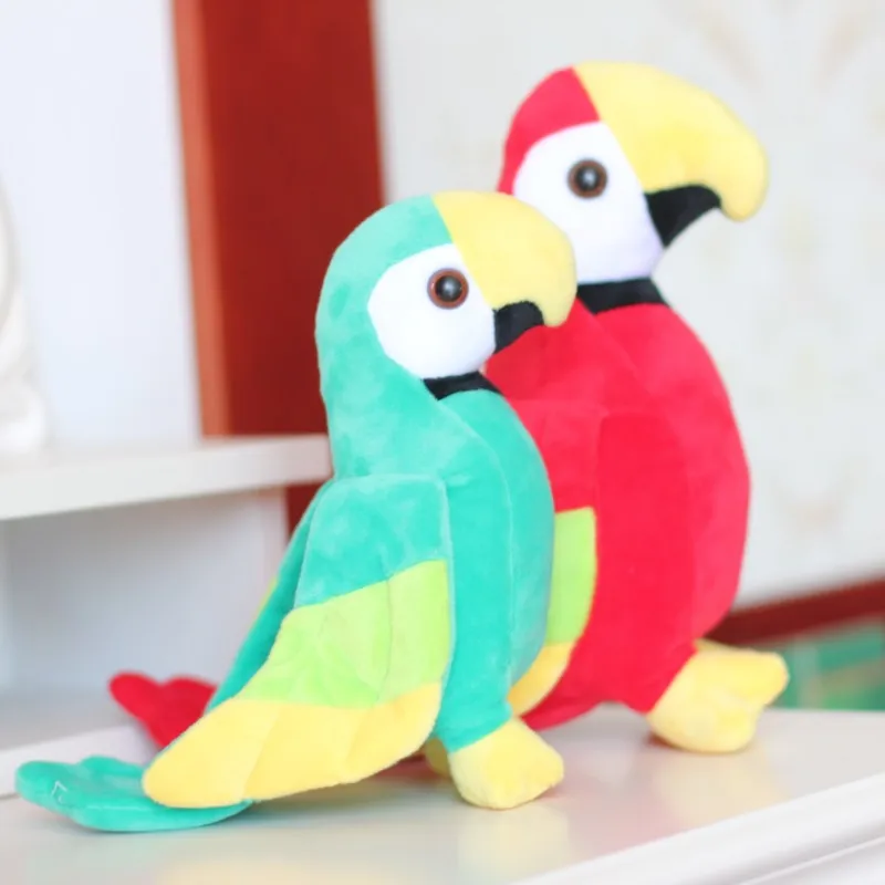 Baru Datang 3 Warna 25 cm Lucu Burung Parrot boneka kain 