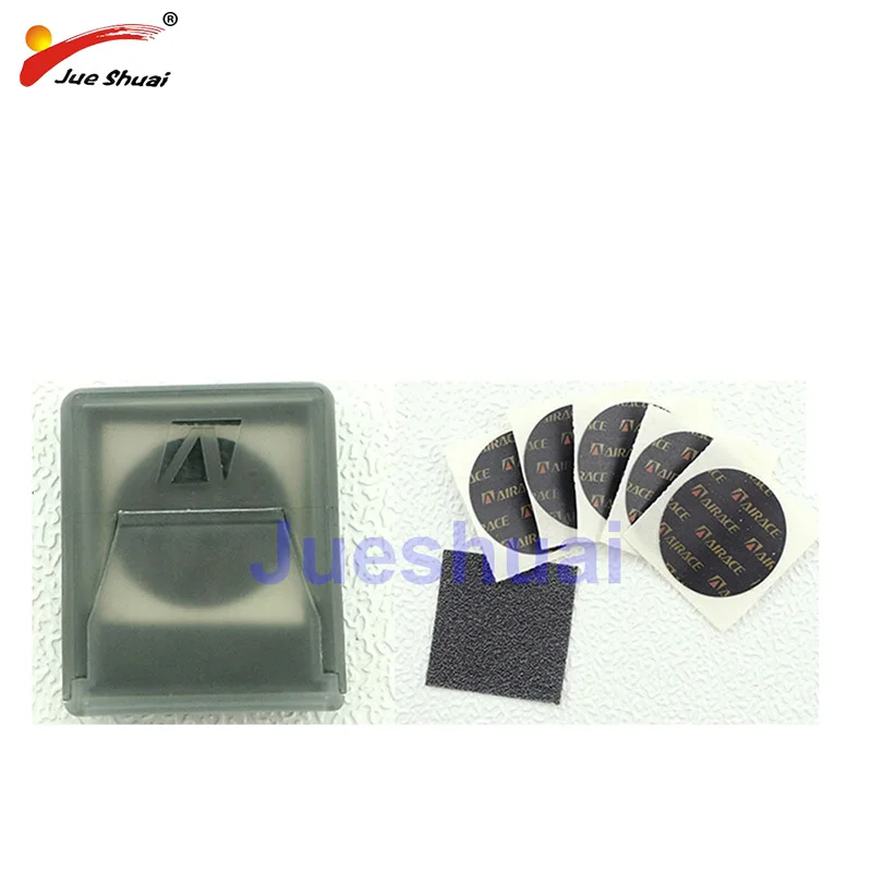 

JS 5pcs Bicycle Tyre Patch Tire Repair Tool Kit Glue Less Patch Set Cycling Accessories Para Road Mountain Bike Wheel Tire Patch