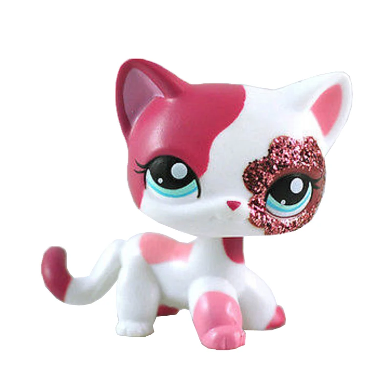 Классический милый LPS pet shop ПВХ игрушка для кошек тигр кот порошок большая собака