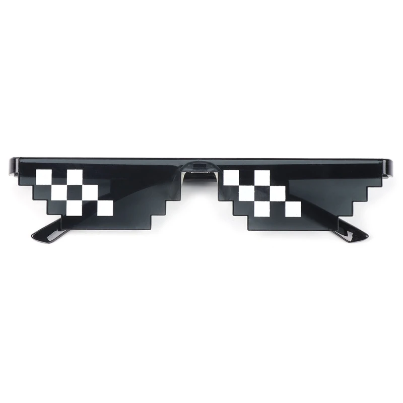 Мозаичные солнцезащитные очки игрушечные Thug Life Deal With It Pixel женские и мужские