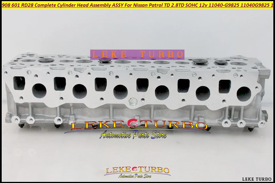 908 601 RD28 Complete Cylinder Head Assembly ASSY For Nissan Patrol TD 2.8TD SOHC 12v 11040-G9825 11040G9825 11040 G9825 908601  (4)