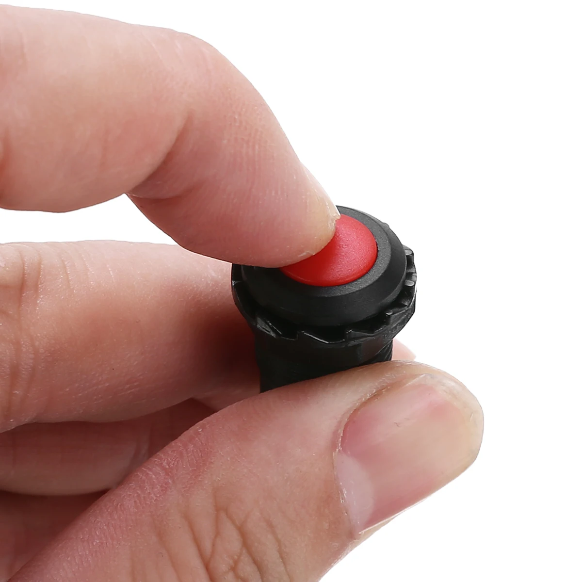 New 5pcs/set 12mm Red Car Dash On-Off Momentary Push Button Horn Doorbell Switch 125V 3A