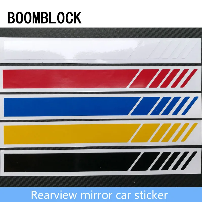 

2Pcs Car Styling Rearview Mirror Stickers Decoration Accessories For Peugeot 308 206 307 207 407 2008 Citroen C5 Opel Astra j h
