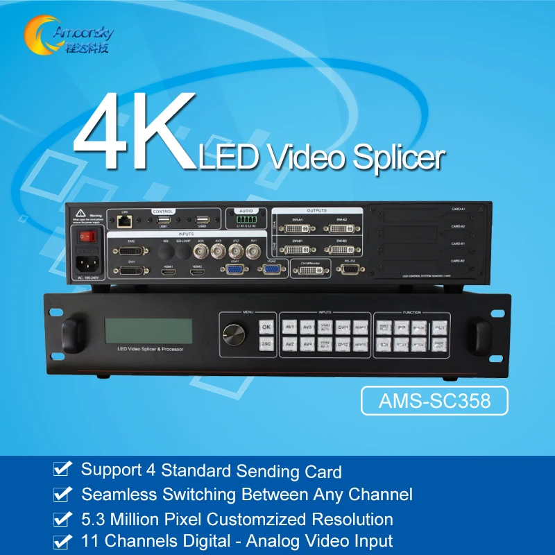 Good Value Hot Selling Ams Sc358 4k Video Processor Led Wall