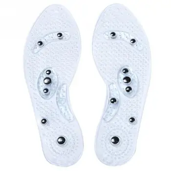

Transparent Silicone Shoe Pad Massage Insole Health Anti-Fatigue 8 Magnets Therapy Elastomer Insoles #20