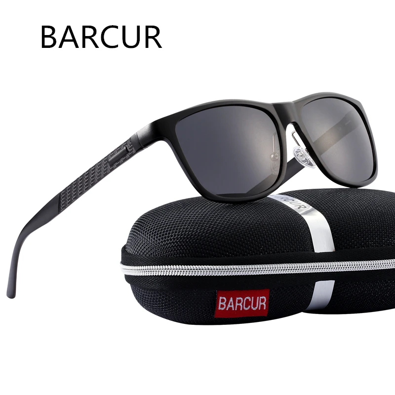 online Homens Óculos De Sol De Alumínio BARCUR HD Espelho UV400 TAC Lente Polarizada clássico Marca Masculino Óculos de Sol Das Mulheres Para Os Homens oculos de sol