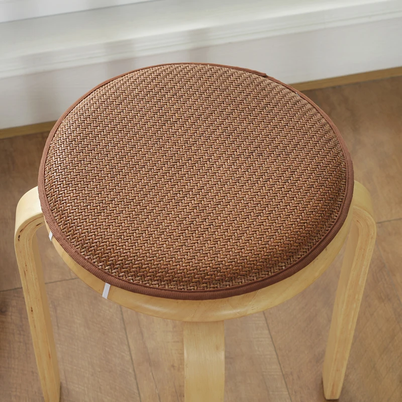 

Round Cloth Tie-on Seat Cushion Home Decoration Foam Chair Cushion Circular Seat Pad Non-Slip Office Sit Cushion Home Textile