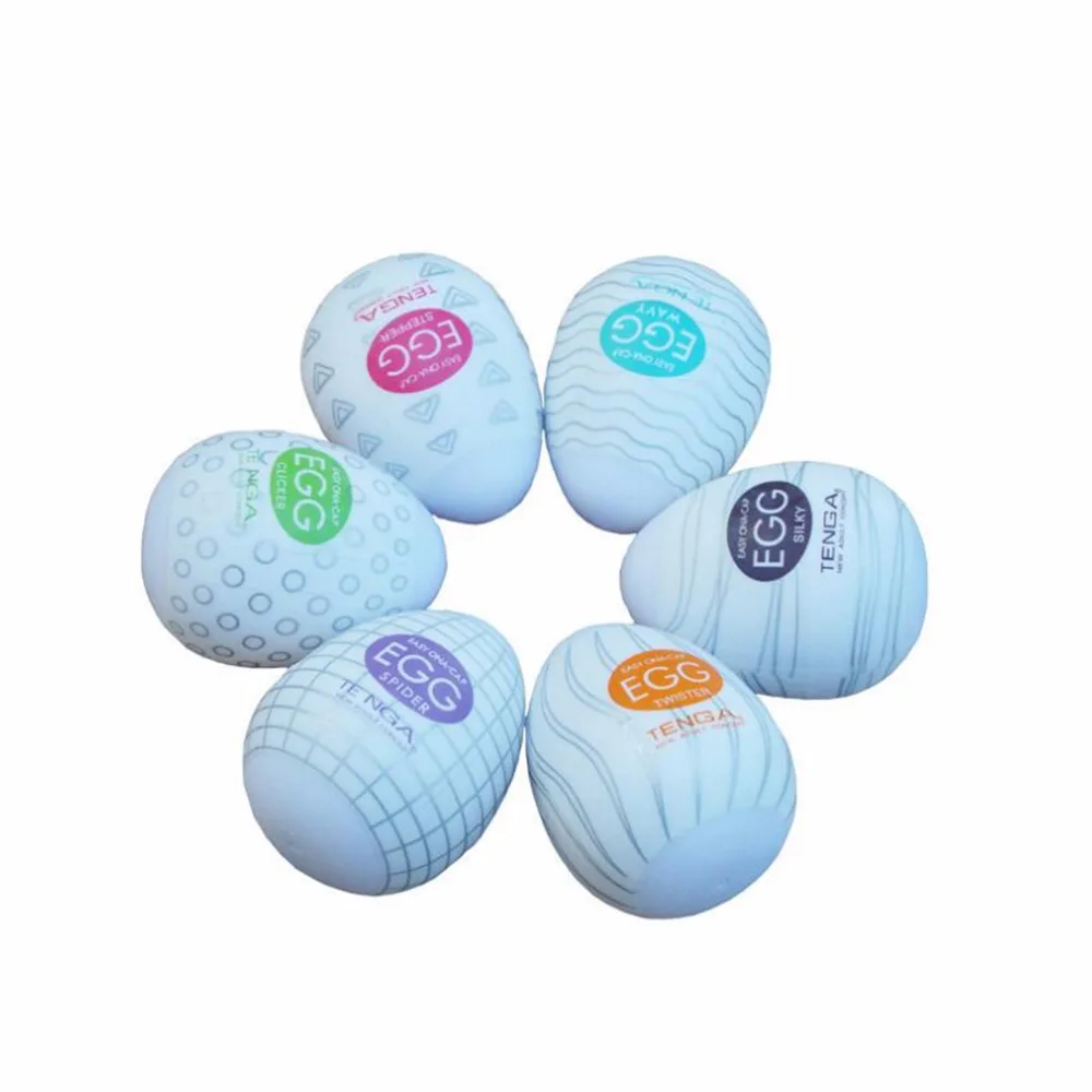 6PCS Masturbation TENGA Eggs Male Masturbator Realistic Vagina Big Pussy Adults G-spot Sexytoy Stimulating Dick Massager SexShop