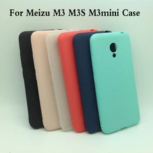 Ricestate для Meizu M3 M3S M3 mini 5," дюймовый чехол, ТПУ силиконовый матовый чехол для Meizu M3S Кристальный и однотонный ультратонкий