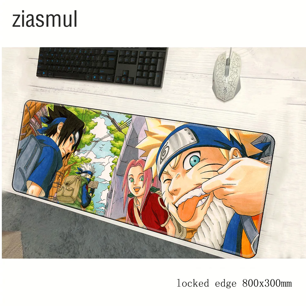 Наруто padmouse 800x300x2 мм коврик для мыши notbook компьютерный Sharingan игровой геймер