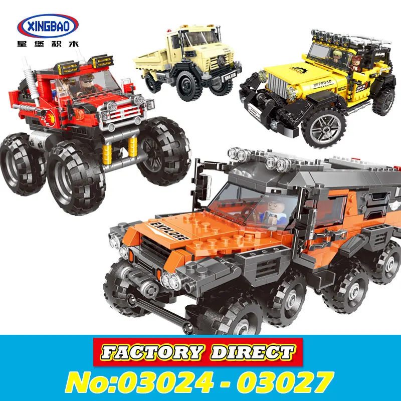

XingBao LegoEAS Technic OffRoad Adventure All Terrain Vehicle Set Cars Model Kit Building Blocks Bricks Toys For Children Gifts