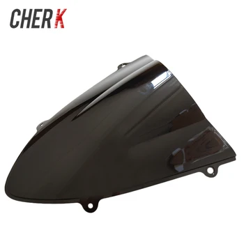 

Cherk Motorcycle Black Windscreen Windshield For Kawasaki ZX250R Ninja 250 Ninja 250R EX250 08-12 09 10 11 Motorcycle Parts