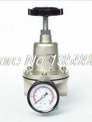 

1pcs QTY-08 Pneumatic Air Pressure Regulator 1/4" BSPT with Gauge 750 L/min