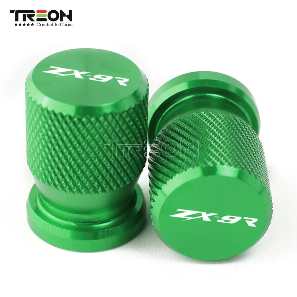 

For Kawasaki ZX6R ZX9R ZX10R ZX14R All Years Motorcycle Accessories Wheel Tire Valve Stem CNC Air Covers Airtight Caps 6 Colors